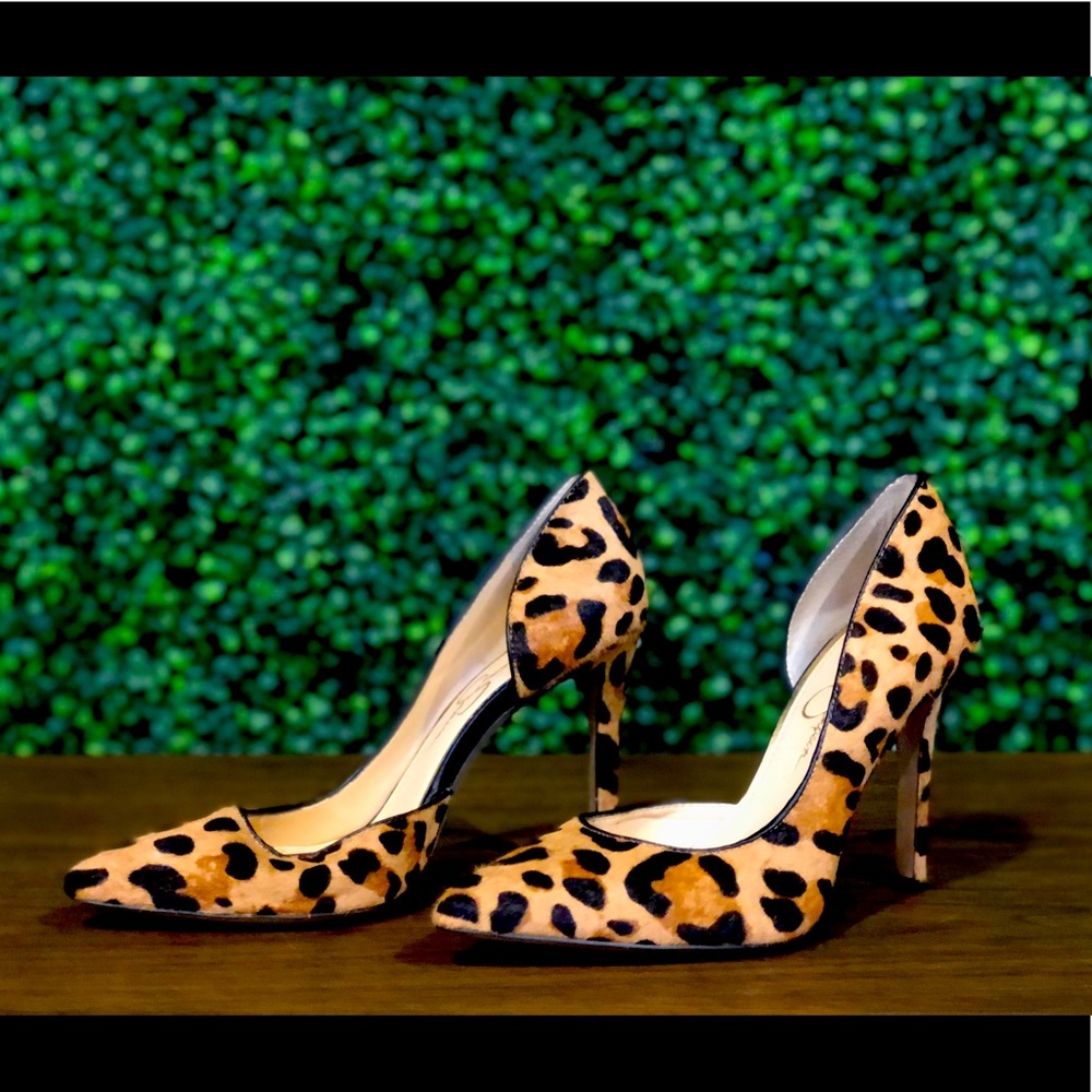 Leopard print 3” heels